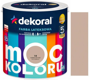 Dekoral Farba Akrylit W Karmelowy Beż 2.5l