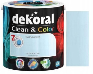 FARBA DEKORAL CLEAN & COLOR słodka łza 2.5L