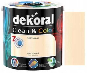 FARBA DEKORAL CLEAN & COLOR modny beż 2.5L