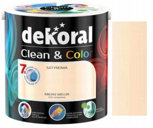 FARBA DEKORAL CLEAN & COLOR miękki welur 2.5L
