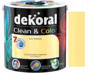 DEKORAL CLEAN & COLOR cytrusowa energia 2.5L