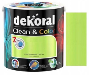DEKORAL CLEAN & COLOR limonkowa tafla 2.5L