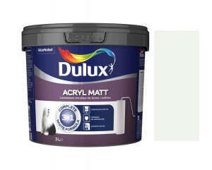 Dulux Farba Acryl Matt Matowa Biała 3l