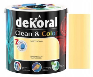 FARBA DEKORAL CLEAN & COLOR bananowy 2.5L
