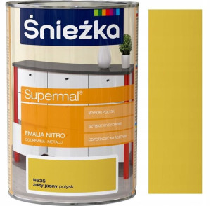 Śnieżka Supermal Emalia Nitro N535 Żółty Jasny 1l