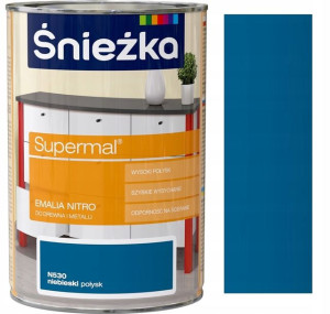 Śnieżka Supermal Emalia Nitro N530 Niebieski 1l