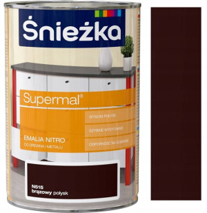 Śnieżka Supermal Emalia Nitro N515 Brąz 1l