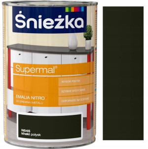 Śnieżka Supermal Emalia Nitro N545 Khaki 1l