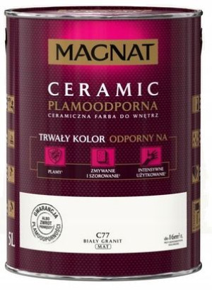 Magnat Ceramic Biały Granit C77 5l