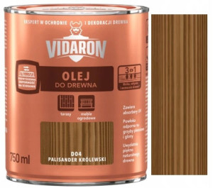Vidaron Olej Drewna Palisander Królewski D04 0.75l