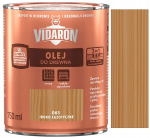 Vidaron Olej Do Drewna Iroko Egzotyczne D03 0.75l