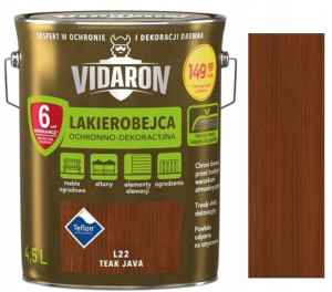 Vidaron Lakierobejca Do Drewna L22 Teak Java 4.5l