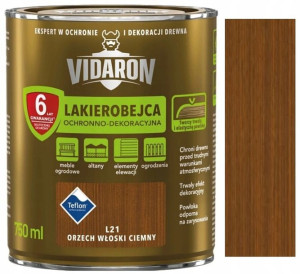 Vidaron Lakierobejca L21 Orzech Włoski Ciemny 0.75
