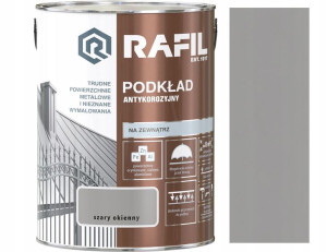 Rafil Podkład Antykorozyjny Szary Okienny 5l
