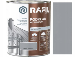 Rafil Podkład Antykorozyjny Szary Okienny 0.75l