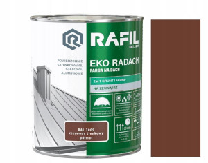 Rafil Eko Radach Czerwony Tlenkowy Półmat 3009 5l