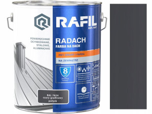 Rafil Radach Szary Grafit Połysk 7024 10l