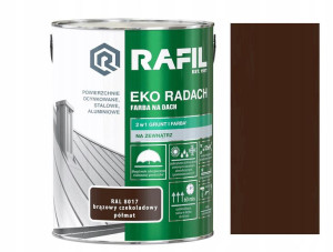 Rafil Eko Radach Brąz Czekoladowy Półmat 8017 5l