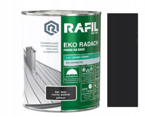 Rafil Eko Radach Czarny Półmat 9005 0.75l