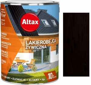 Altax Lakierobejca Żywiczna Do Drewna Heban 5l
