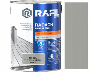 Rafil Radach Srebrny Alumin. Półmat 9006 5l