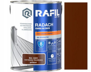 Rafil Radach Czerwony Tlenkowy Półmat 3009 5l