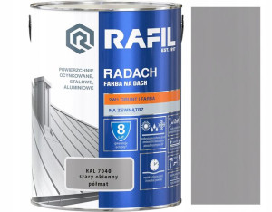 Rafil Radach Szary Okienny Półmat 7040 5l