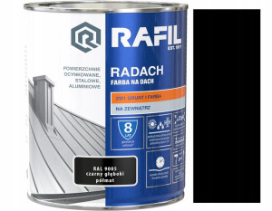 Rafil Radach Czarny Półmat 9005 0.75l