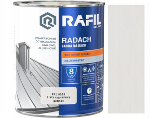 Rafil Radach Biały Sygnałowy Półmat 9003 0.75l