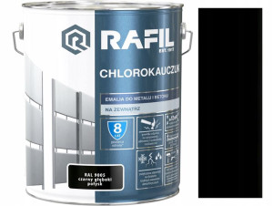 Rafil Chlorokauczuk Czarny Głęboki 9005 10l