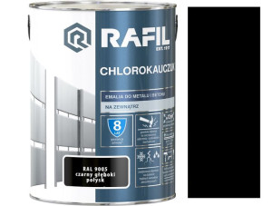 Rafil Chlorokauczuk Czarny Głęboki 9005 5l