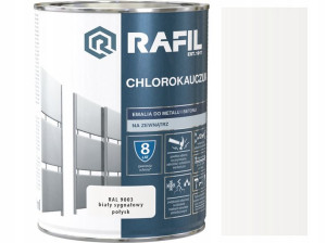 Rafil Chlorokauczuk Biały Sygnałowy 9003 0.9l