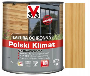 Lazura V33 Polski Klimat 10 Lat Bezbarwny 0.75l