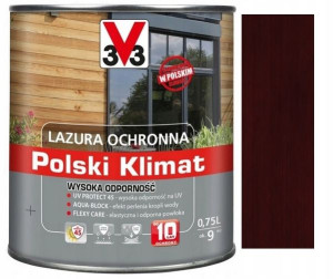 Lazura V33 Polski Klimat 10 Lat Mahoń 0.75l