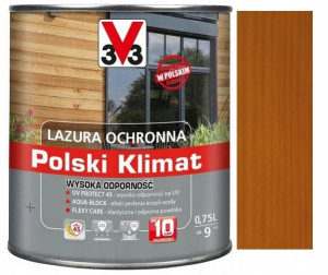 Lazura V33 Polski Klimat 10 Lat Sosna Skand. 0.75l