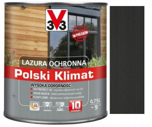 Lazura V33 Polski Klimat 10 Lat Antracyt 0.75l