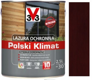 Lazura V33 Polski Klimat 10 Lat Mahoń 2.5l