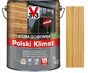 Lazura V33 Polski Klimat 10 Lat Bezbarwny 5l