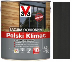 Lazura V33 Polski Klimat 10 Lat Antracyt 2.5l