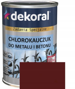Dekoral Chlorokauczuk Brązowo-mahoniowy 8016 0.9l