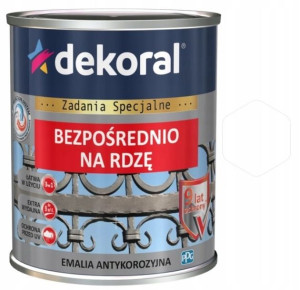 Dekoral Emalia Antykorozyjna Biały Połysk 0.65l