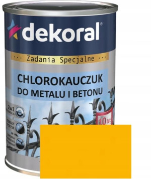 Dekoral Chlorokauczuk Żółty 1007 0.9l