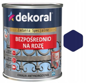 Dekoral Antykoroz. Niebieski Ciemny Połysk 0.65l