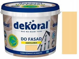 Dekoral Farba Fasadowa Polinit Sahara 5l