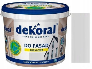 Dekoral Farba Fasadowa Polinit Biały 5l