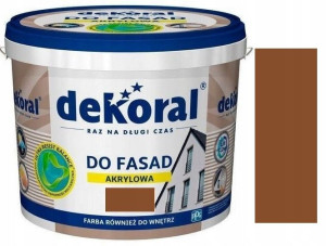 Dekoral Farba Fasadowa Polinit Rudy 5l