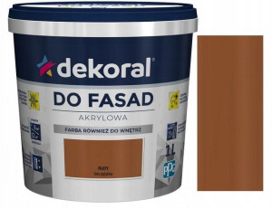 Dekoral Farba Fasadowa Polinit Rudy 1l