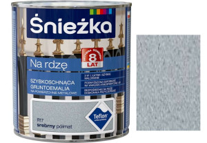 Śnieżka Emalia Na Rdzę Srebrny Półmat R17 0.65l