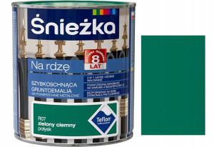 Śnieżka Emalia Rdzę Zielony Ciemny Połysk R07 0.65