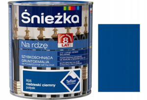 Emalia Na Rdzę Niebieski Ciemny Połysk R05 0.65l